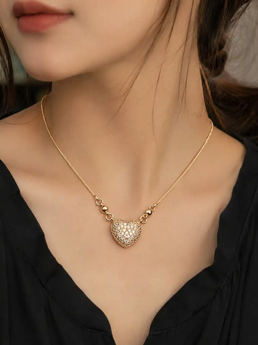 Diamond Elite Elegant Golden Necklace