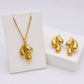 Diamond Elite Timeless Gold-Plated Necklace Set ✨