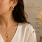 Diamond Elite Timeless Gold-Plated Necklace Set ✨