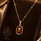 Diamond Elite Luxury Gold Tulip Pendant