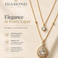 Diamond Elite Double Layer Necklace for Girls
