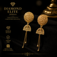 Luxury Gold Drop Earrings Timeless Elegance by Diamond Elite Jewels