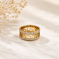Diamond Elite Luxury Crystal Band Ring