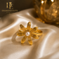 Elegant Daisy Blossom Ring Premium Stainless Steel