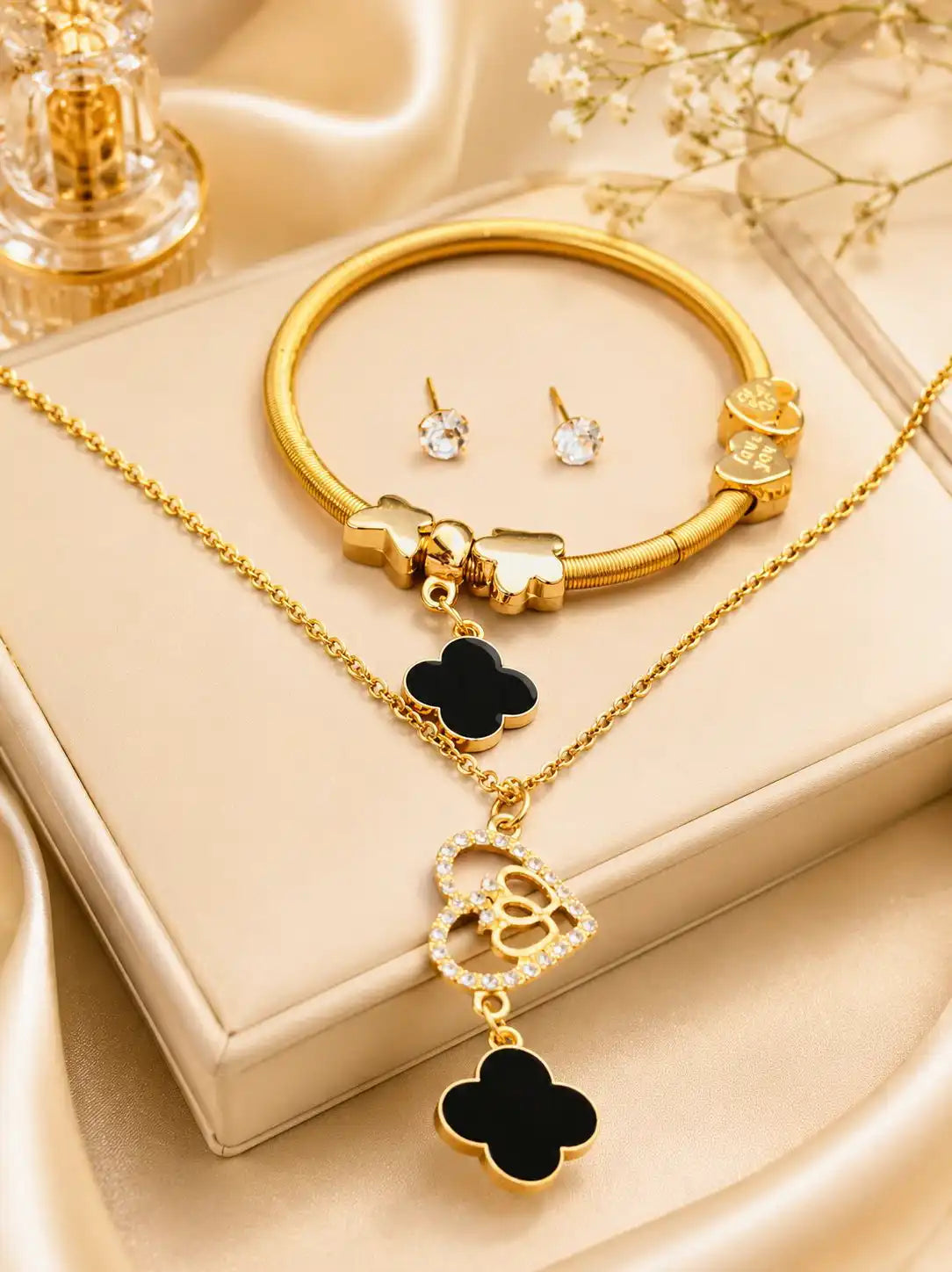 Diamond Elite Elegant Necklace & Bracelet Collection