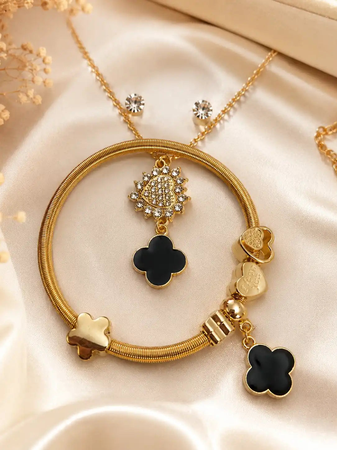 Diamond Elite Elegant Necklace & Bracelet Collection