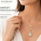 Diamond Elite Double Layer Necklace for Girls
