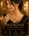Diamond Elite Jewels Golden Elegance Necklace