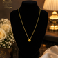 Diamond Elite Golden Flower Pendant
