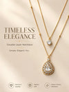 Diamond Elite Double Layer Necklace for Girls