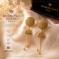 Luxury Gold Drop Earrings Timeless Elegance by Diamond Elite Jewels