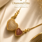 Diamond Elite Luxury Double Heart Crystal Necklace