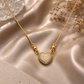 Diamond Elite Elegant Heart Pendant Necklace