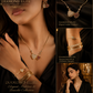 Diamond Elite Luxury Double Heart Crystal Necklace