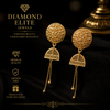 Luxury Gold Drop Earrings Timeless Elegance by Diamond Elite Jewels