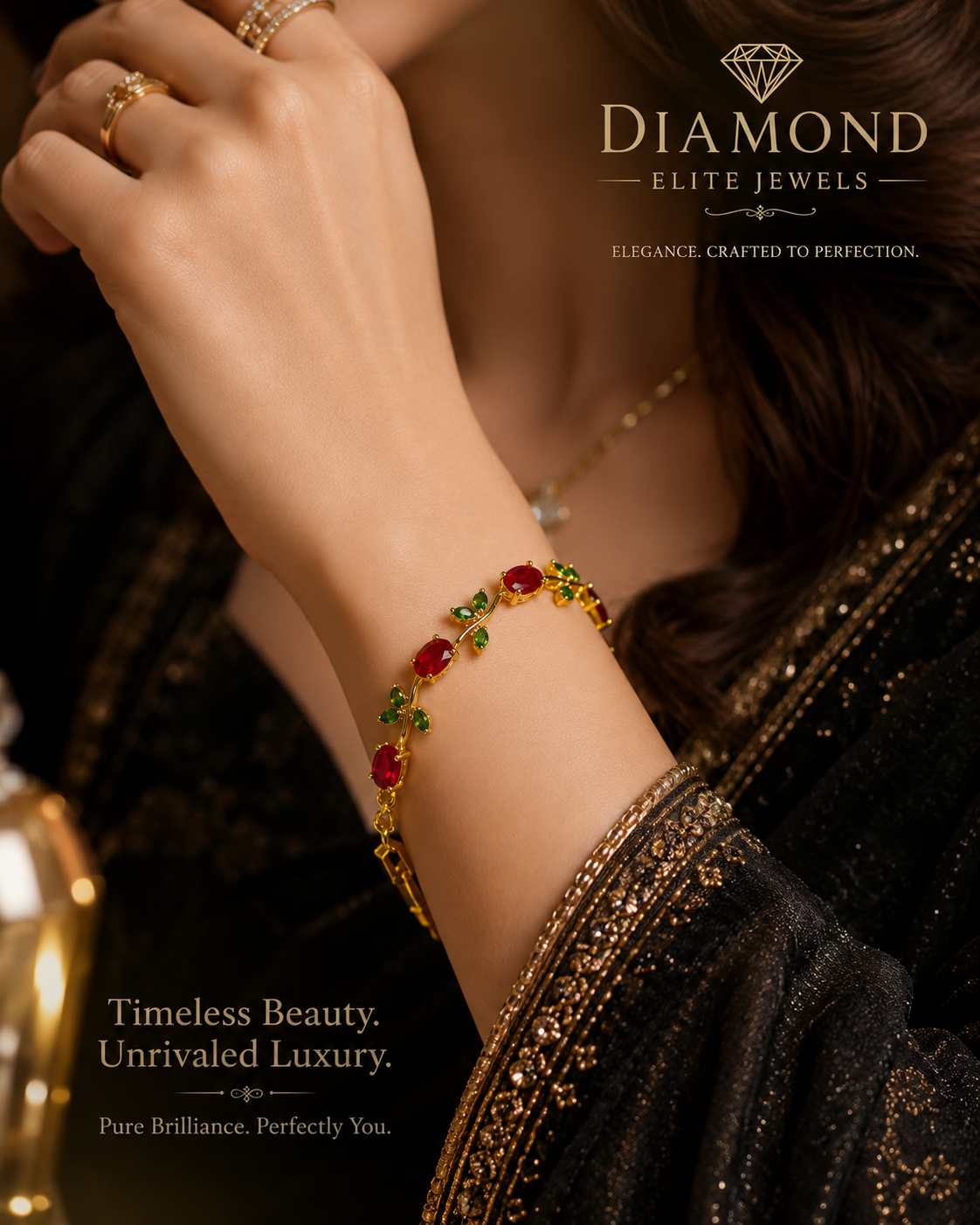 Diamond Elite Tulip Bracelet