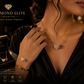 Diamond Elite Luxury Double Heart Crystal Necklace