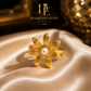 Elegant Daisy Blossom Ring Premium Stainless Steel