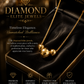 Diamond Elite Jewels Golden Elegance Necklace