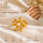 Elegant Daisy Blossom Ring Premium Stainless Steel