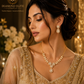 DEJ Golden Grace Diamond Necklace Set