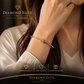 Diamond Elite Luxury Gold-Plated Stainless Steel Bangle Bracelet ✨