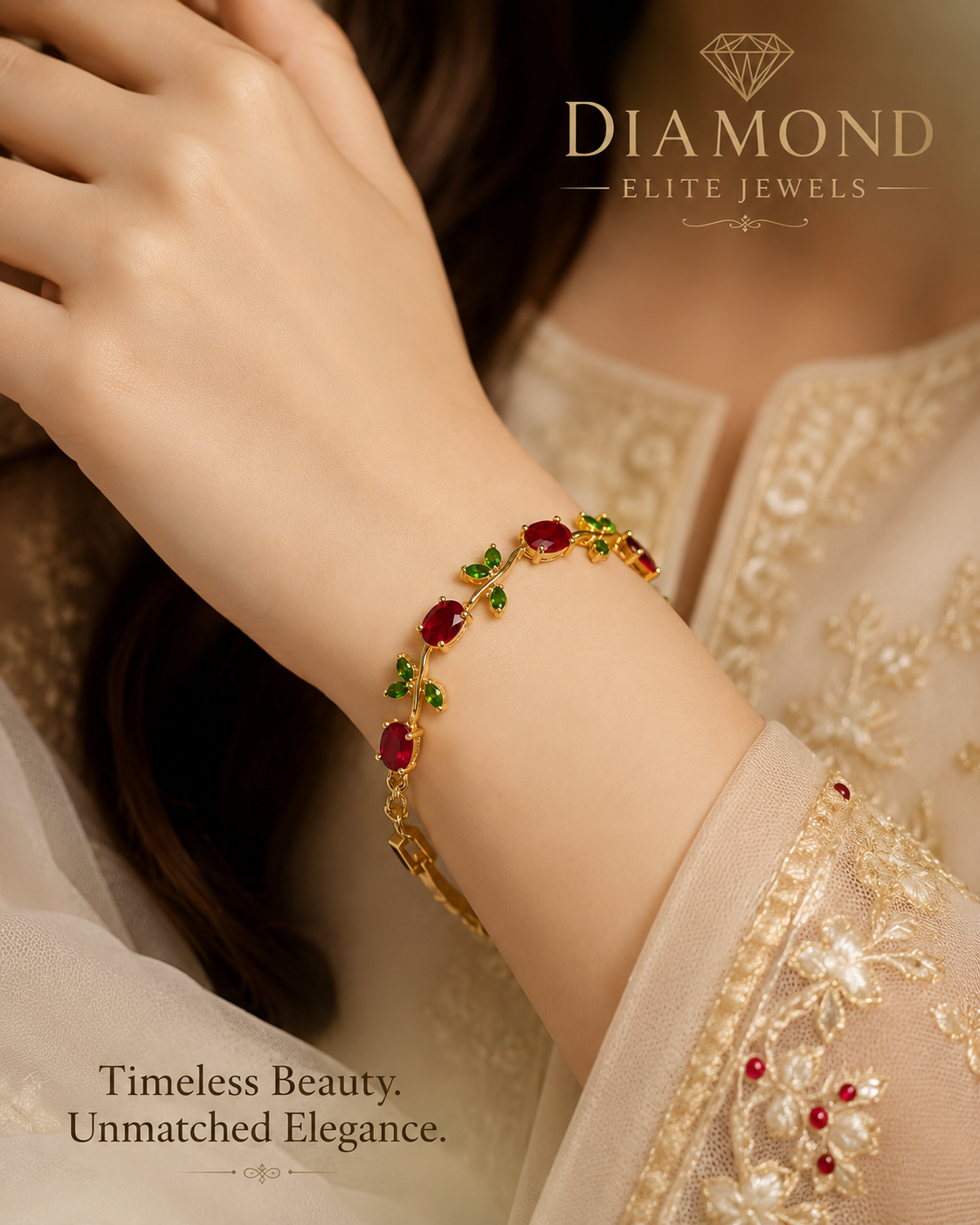 Diamond Elite Tulip Bracelet