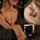 Diamond Elite Luxury Double Heart Crystal Necklace