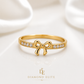 Diamond Elite Luxury Butterfly Bow Ring