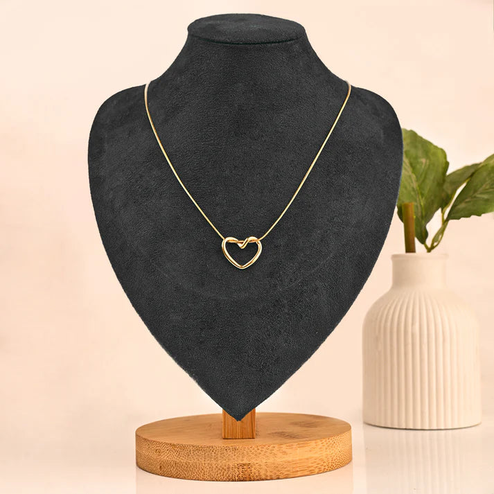 Diamond Elite Golden Heart Pendant