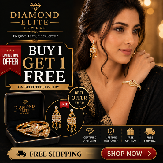 Diamond Elite 2 Luxury Bracelets With Free Earrings & Free Shipping