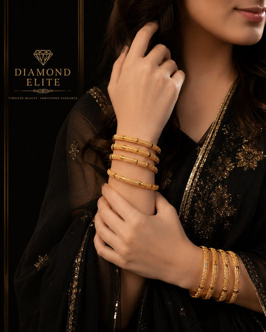 Diamond Elite Royal Glow Bangles 2 Piece Pack
